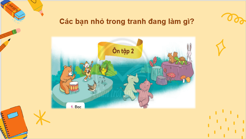 Giáo án điện tử Ôn tập 2 trang 140, 141, 142 lớp 2 | PPT Tiếng Việt lớp 2 Chân trời sáng tạo