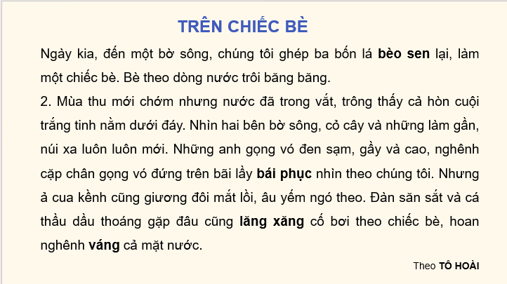 Giáo án điện tử Ôn tập cuối học kì 1 Tiết 3, 4 lớp 2 | PPT Tiếng Việt lớp 2 Cánh diều