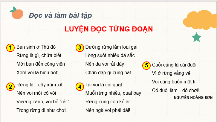 Giáo án điện tử Ôn tập giữa học kì 2 Tiết 3, 4 lớp 2 | PPT Tiếng Việt lớp 2 Cánh diều