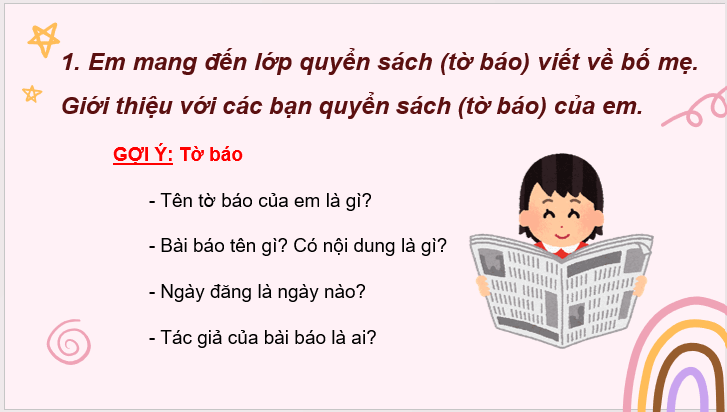 Giáo án điện tử Tự đọc sách báo trang 118 lớp 2 | PPT Tiếng Việt lớp 2 Cánh diều