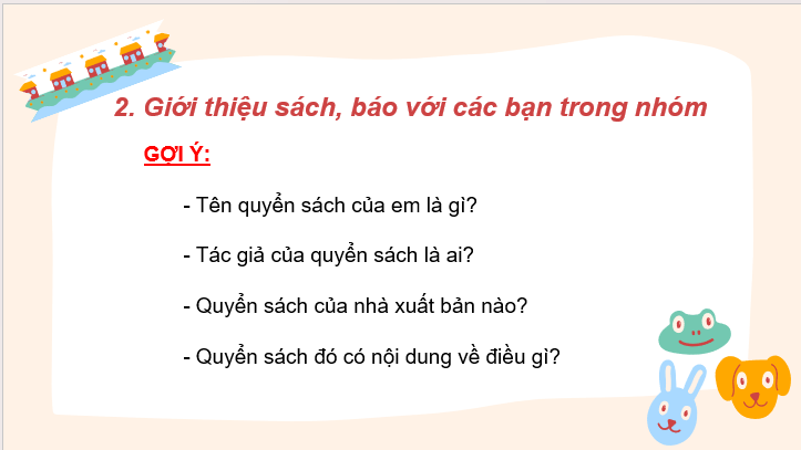 Giáo án điện tử Tự đọc sách báo trang 85 lớp 2 | PPT Tiếng Việt lớp 2 Cánh diều