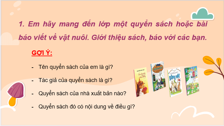 Giáo án điện tử Tự đọc sách báo trang 9 lớp 2 | PPT Tiếng Việt lớp 2 Cánh diều