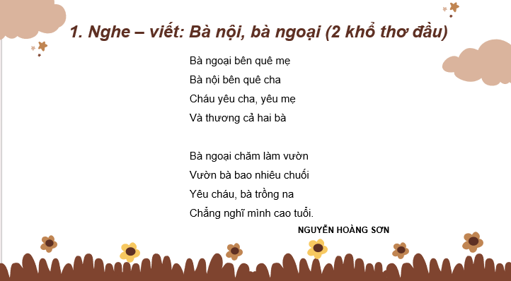 Giáo án điện tử Viết trang 106 lớp 2 | PPT Tiếng Việt lớp 2 Cánh diều