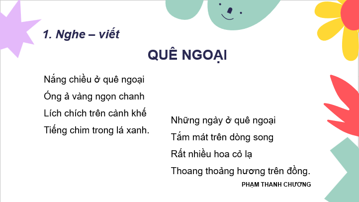 Giáo án điện tử Viết trang 108 lớp 2 | PPT Tiếng Việt lớp 2 Cánh diều