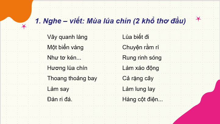 Giáo án điện tử Viết trang 32 lớp 2 | PPT Tiếng Việt lớp 2 Cánh diều