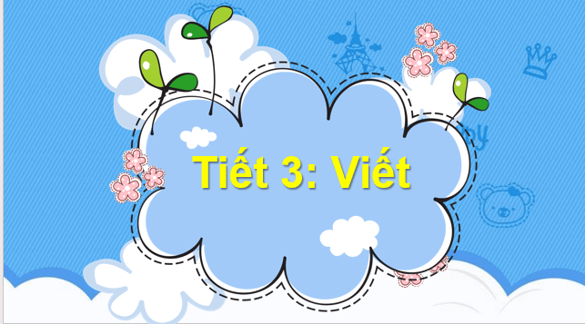 Giáo án điện tử Viết trang 51 lớp 2 | PPT Tiếng Việt lớp 2 Cánh diều