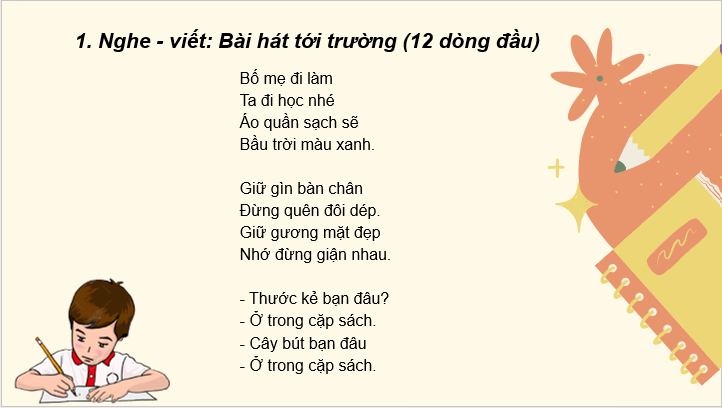 Giáo án điện tử Viết trang 82 lớp 2 | PPT Tiếng Việt lớp 2 Cánh diều