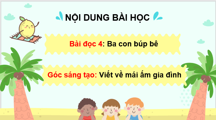 Giáo án điện tử Ba con búp bê lớp 3 | PPT Tiếng Việt lớp 3 Cánh diều