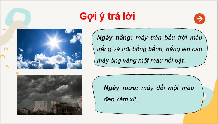 Giáo án điện tử Những đám mây ngũ sắc lớp 3 | PPT Tiếng Việt lớp 3 Chân trời sáng tạo