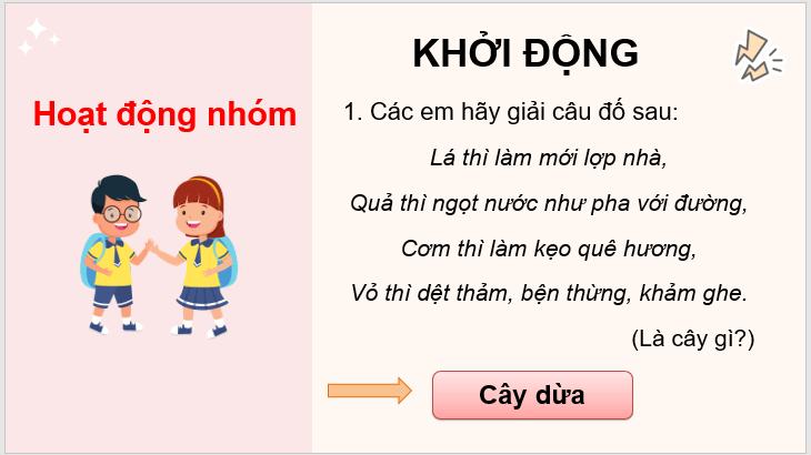 Giáo án điện tử Vườn Dừa của Ngoại lớp 3 | PPT Tiếng Việt lớp 3 Chân trời sáng tạo