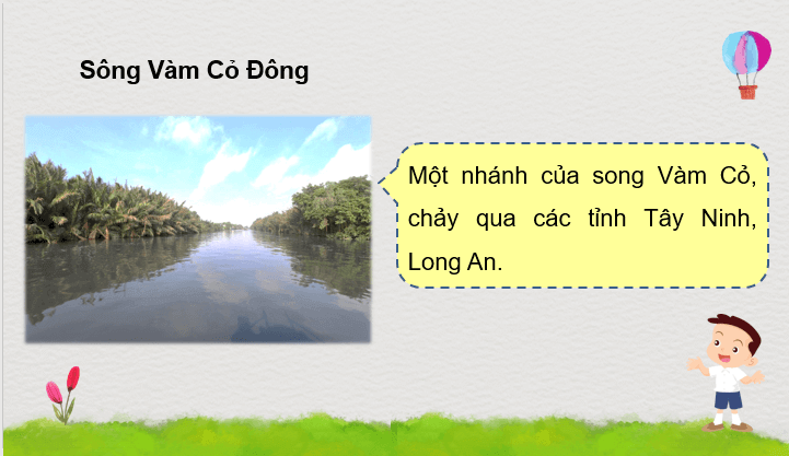 Giáo án điện tử Vàm cỏ đồng lớp 3 | PPT Tiếng Việt lớp 3 Chân trời sáng tạo