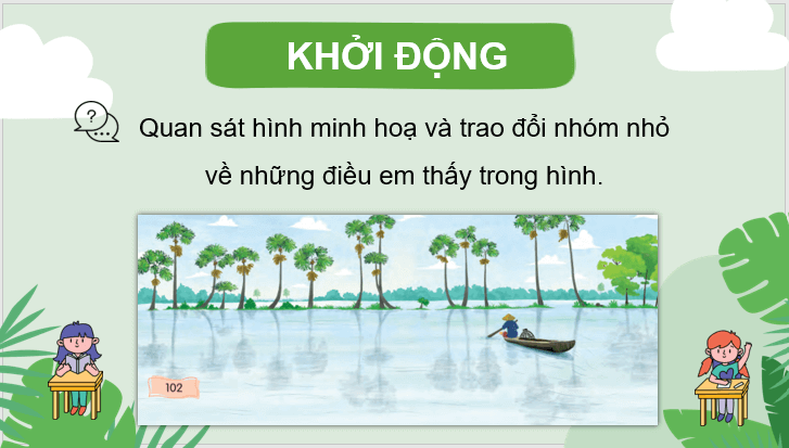 Giáo án điện tử Mênh mông mùa nước nổi lớp 3 | PPT Tiếng Việt lớp 3 Chân trời sáng tạo