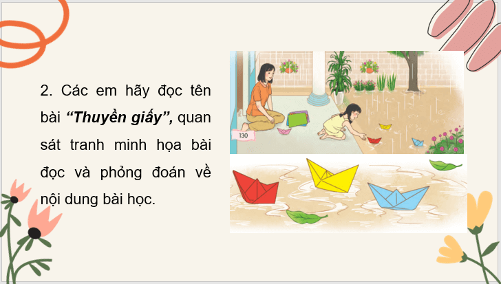 Giáo án điện tử Thuyền Giấy lớp 3 | PPT Tiếng Việt lớp 3 Chân trời sáng tạo