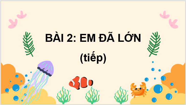 Giáo án điện tử Con đã lớn thật rồi lớp 3 | PPT Tiếng Việt lớp 3 Cánh diều