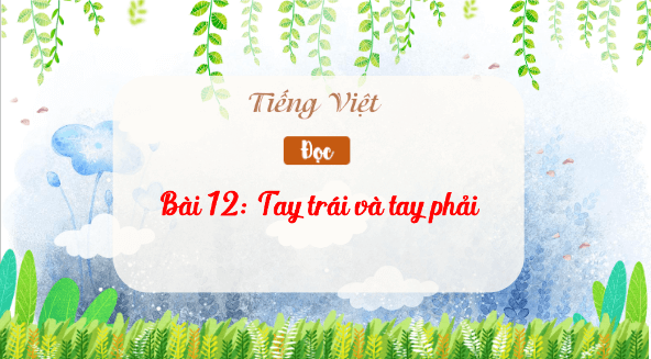 Giáo án điện tử Tay trái và tay phải trang 51, 52 Tập 2 lớp 3 | PPT Tiếng Việt lớp 3 Kết nối tri thức