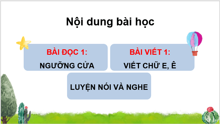 Giáo án điện tử Ngưỡng cửa lớp 3 | PPT Tiếng Việt lớp 3 Cánh diều