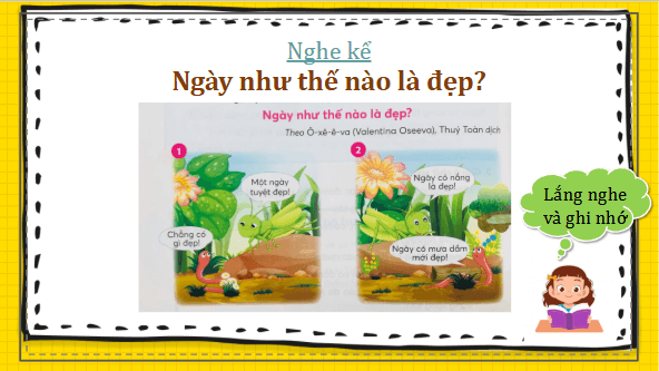 Giáo án điện tử Kể chuyện Ngày như thế nào là đẹp? trang 64 Tập 2 lớp 3 | PPT Tiếng Việt lớp 3 Kết nối tri thức