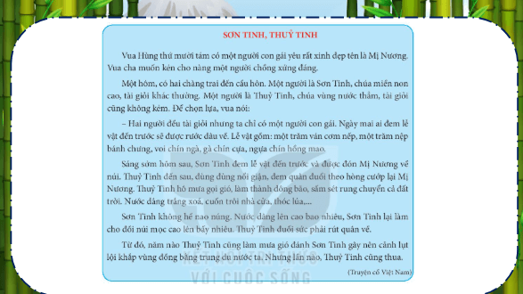 Giáo án điện tử Kể chuyện Sơn Tinh, Thuỷ Tinh trang 89 Tập 2 lớp 3 | PPT Tiếng Việt lớp 3 Kết nối tri thức