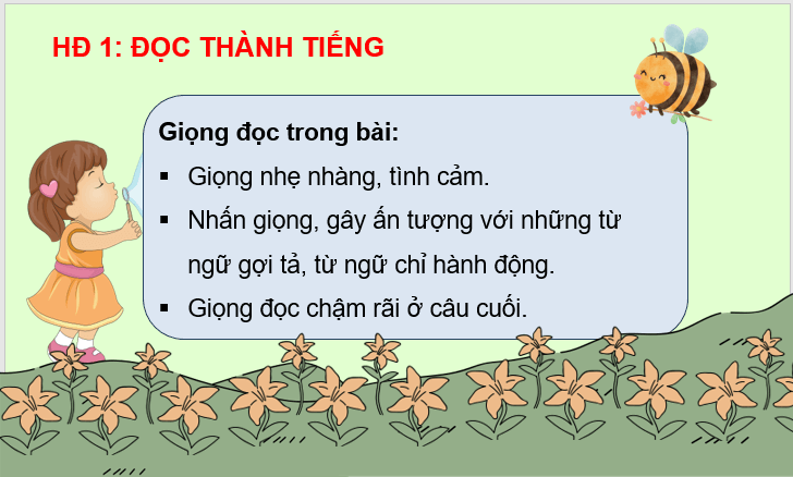 Giáo án điện tử Quạt cho bà ngủ lớp 3 | PPT Tiếng Việt lớp 3 Cánh diều