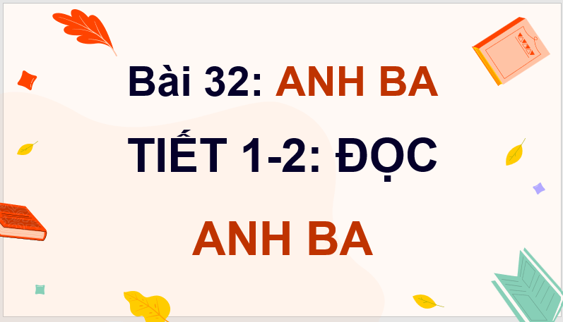 Giáo án điện tử Anh Ba lớp 4 | PPT Tiếng Việt lớp 4 Kết nối tri thức