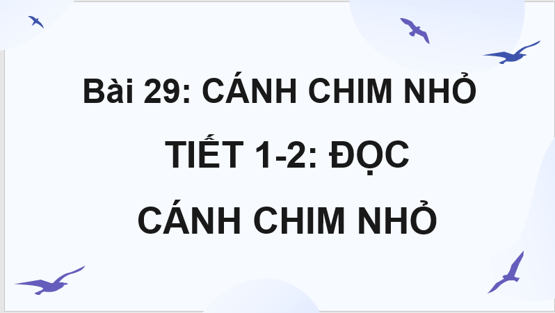 Giáo án điện tử Cánh chim nhỏ lớp 4 | PPT Tiếng Việt lớp 4 Kết nối tri thức