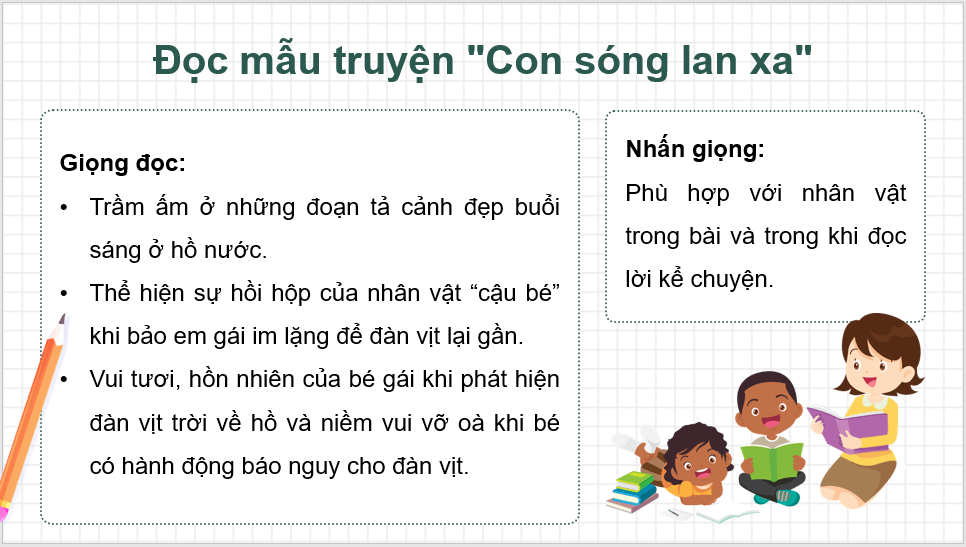 Giáo án điện tử Con sóng lan xa lớp 4 | PPT Tiếng Việt lớp 4 Cánh diều