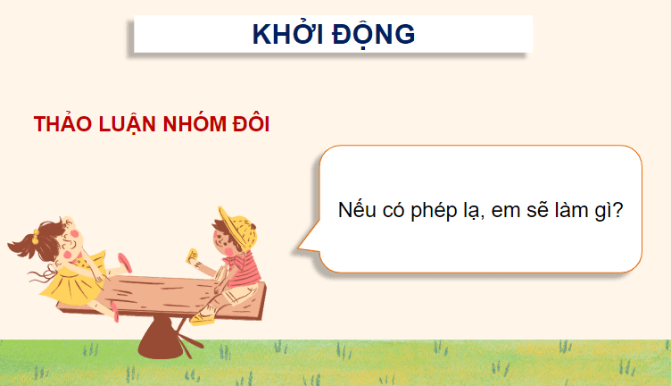 Giáo án điện tử Nếu chúng mình có phép lạ lớp 4 | PPT Tiếng Việt lớp 4 Chân trời sáng tạo