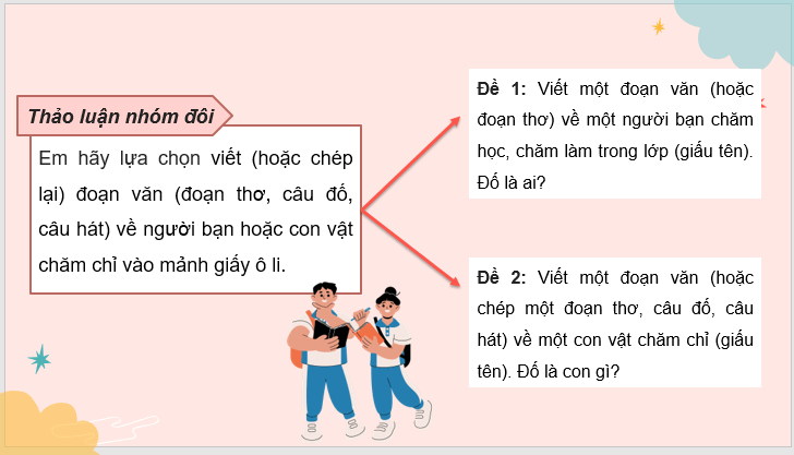 Giáo án điện tử Đố vui: Ai chăm, ai ngoan lớp 4 | PPT Tiếng Việt lớp 4 Cánh diều