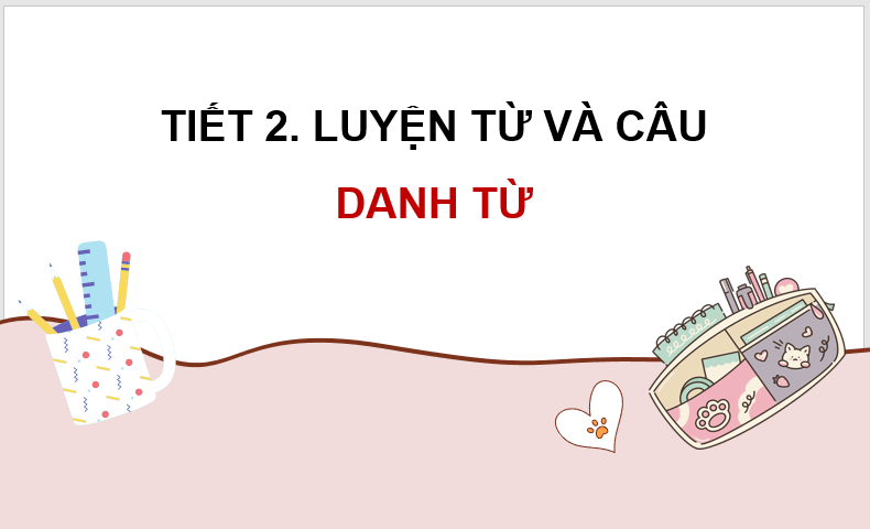 Giáo án điện tử (Luyện từ và câu lớp 4) Danh từ lớp 4 | PPT Tiếng Việt lớp 4 Kết nối tri thức