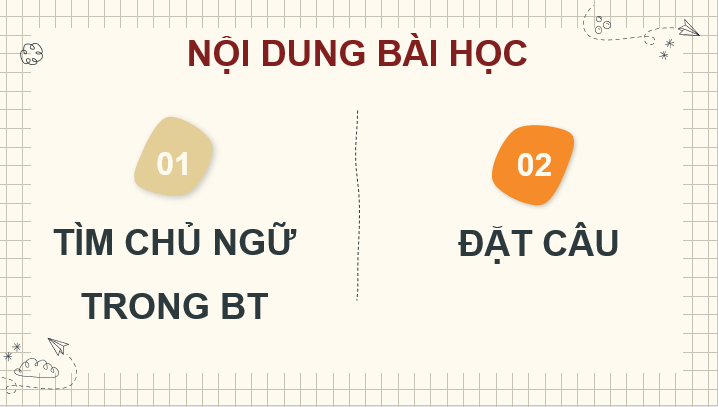 Giáo án điện tử Luyện tập về chủ ngữ lớp 4 | PPT Tiếng Việt lớp 4 Cánh diều