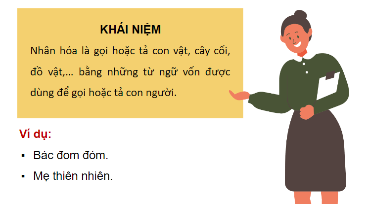 Giáo án điện tử (Luyện từ và câu lớp 4) Luyện tập về nhân hoá (trang 121) | PPT Tiếng Việt lớp 4 Chân trời sáng tạo