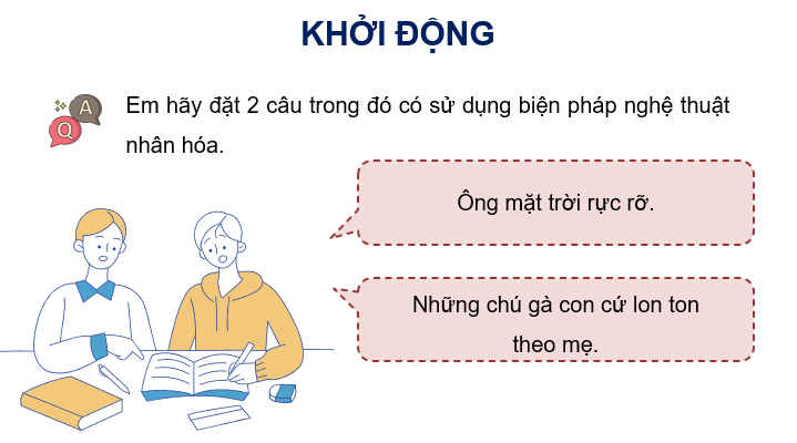 Giáo án điện tử Luyện tập về nhân hóa lớp 4 | PPT Tiếng Việt lớp 4 Cánh diều