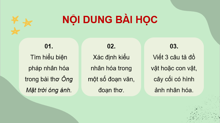 Giáo án điện tử Luyện tập về nhân hóa lớp 4 | PPT Tiếng Việt lớp 4 Cánh diều