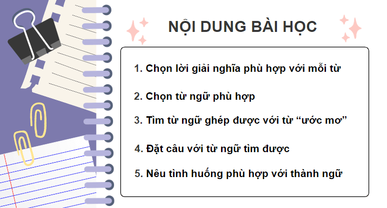 Giáo án điện tử (Luyện từ và câu lớp 4) Mở rộng vốn từ Ước mơ | PPT Tiếng Việt lớp 4 Chân trời sáng tạo