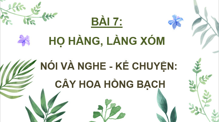 Giáo án điện tử Kể chuyện: Cây hoa hồng bạch lớp 4 | PPT Tiếng Việt lớp 4 Cánh diều