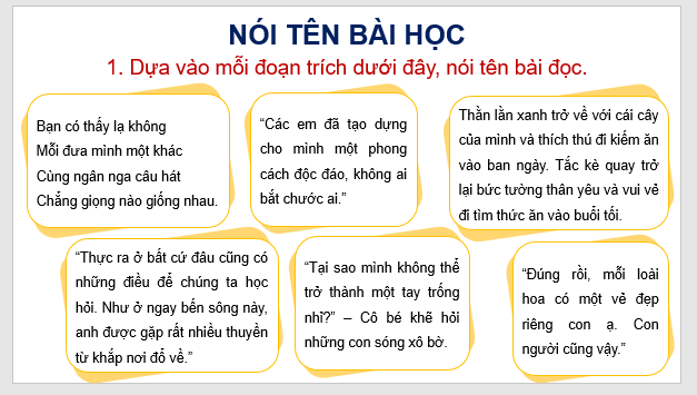 Giáo án điện tử Ôn tập và đánh giá giữa học kì 1 lớp 4 | PPT Tiếng Việt lớp 4 Kết nối tri thức