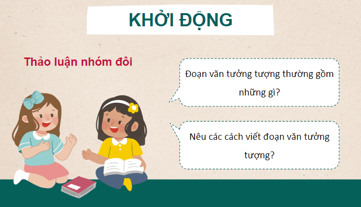 Giáo án điện tử Luyện tập viết đoạn văn tưởng tượng lớp 4 | PPT Tiếng Việt lớp 4 Chân trời sáng tạo