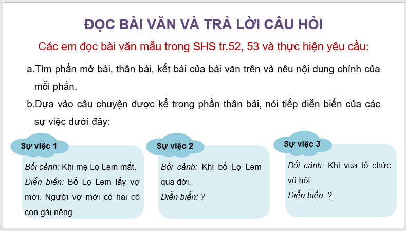 Giáo án điện tử Tìm hiểu cách viết bài văn kể lại một câu chuyện lớp 4 | PPT Tiếng Việt lớp 4 Kết nối tri thức