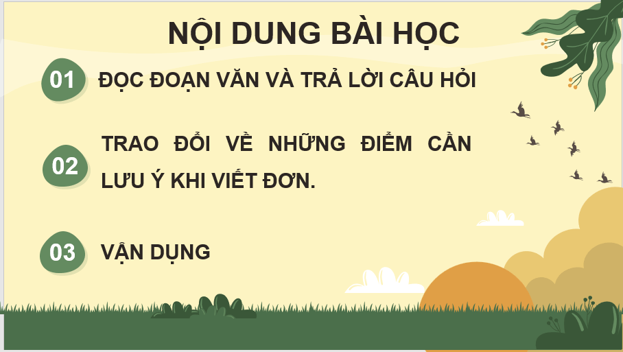 Giáo án điện tử Tìm hiểu cách viết đơn lớp 4 | PPT Tiếng Việt lớp 4 Kết nối tri thức