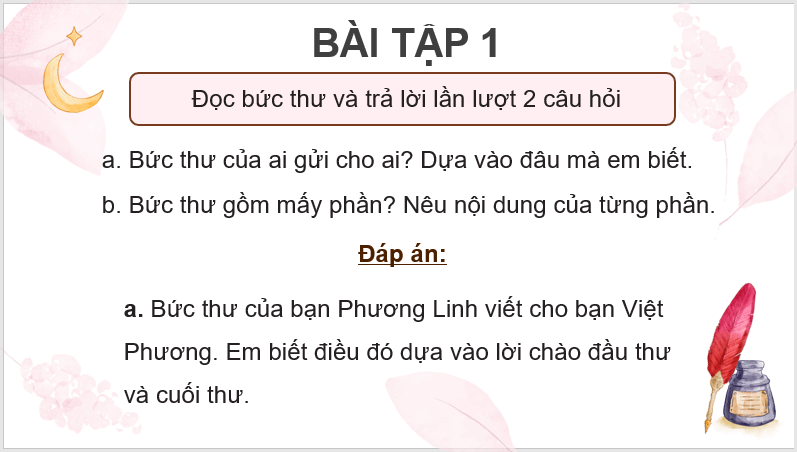 Giáo án điện tử Tìm hiểu cách viết thư lớp 4 | PPT Tiếng Việt lớp 4 Kết nối tri thức