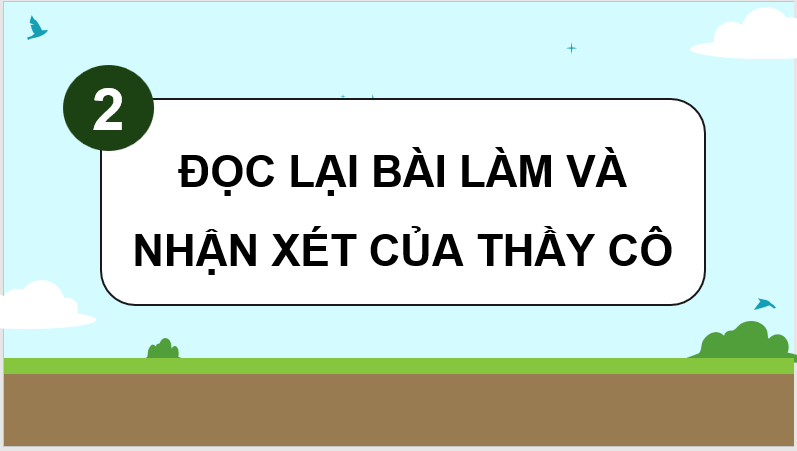 Giáo án điện tử Trả bài văn miêu tả con vật lớp 4 | PPT Tiếng Việt lớp 4 Kết nối tri thức