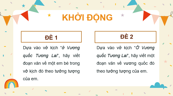 Giáo án điện tử Trả bài viết đoạn văn tưởng tượng lớp 4 | PPT Tiếng Việt lớp 4 Cánh diều