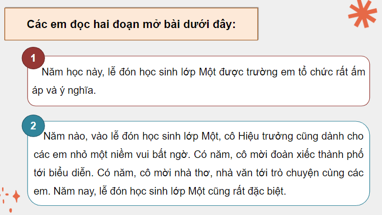 Giáo án điện tử Viết đoạn mở bài và đoạn kết bài cho bài văn thuật lại một sự việc lớp 4 | PPT Tiếng Việt lớp 4 Chân trời sáng tạo