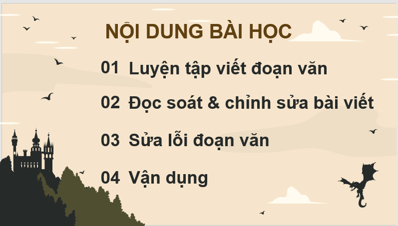 Giáo án điện tử Viết đoạn văn tưởng tượng lớp 4 | PPT Tiếng Việt lớp 4 Kết nối tri thức