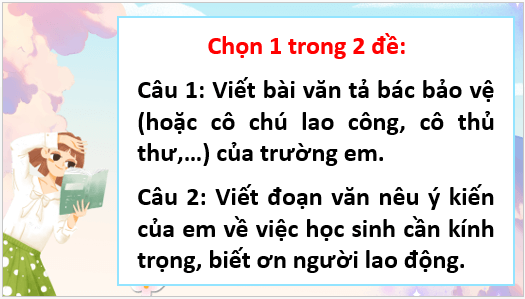Giáo án điện tử Ôn tập cuối học kì 1 lớp 5 Tiết 7 | PPT Tiếng Việt lớp 5 Cánh diều