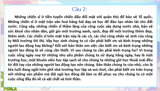 Giáo án điện tử Ôn tập cuối học kì 1 lớp 5 Tiết 7 | PPT Tiếng Việt lớp 5 Cánh diều