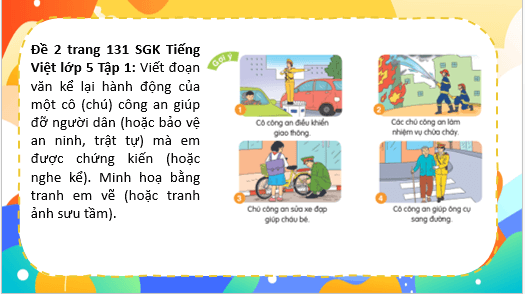 Giáo án điện tử Chung tay vì cuộc sống yên bình lớp 5 | PPT Tiếng Việt lớp 5 Cánh diều