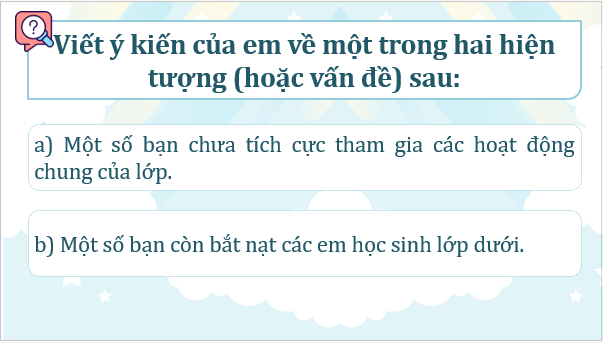 Giáo án điện tử Điều em muốn nói lớp 5 | PPT Tiếng Việt lớp 5 Cánh diều