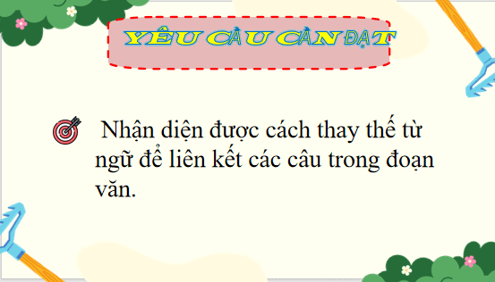 Giáo án điện tử Luyện từ và câu: Liên kết các câu trong đoạn văn bằng cách thay thế từ ngữ lớp 5 | PPT Tiếng Việt lớp 5 Chân trời sáng tạo