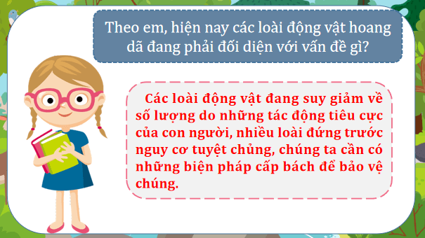 Giáo án điện tử Bảo tồn động vật hoang dã lớp 5 | PPT Tiếng Việt lớp 5 Kết nối tri thức